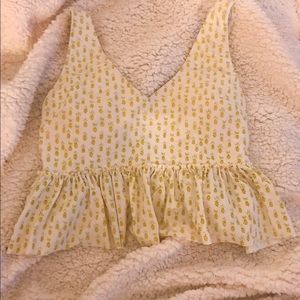 KORTNI JEANE vneck peplum top